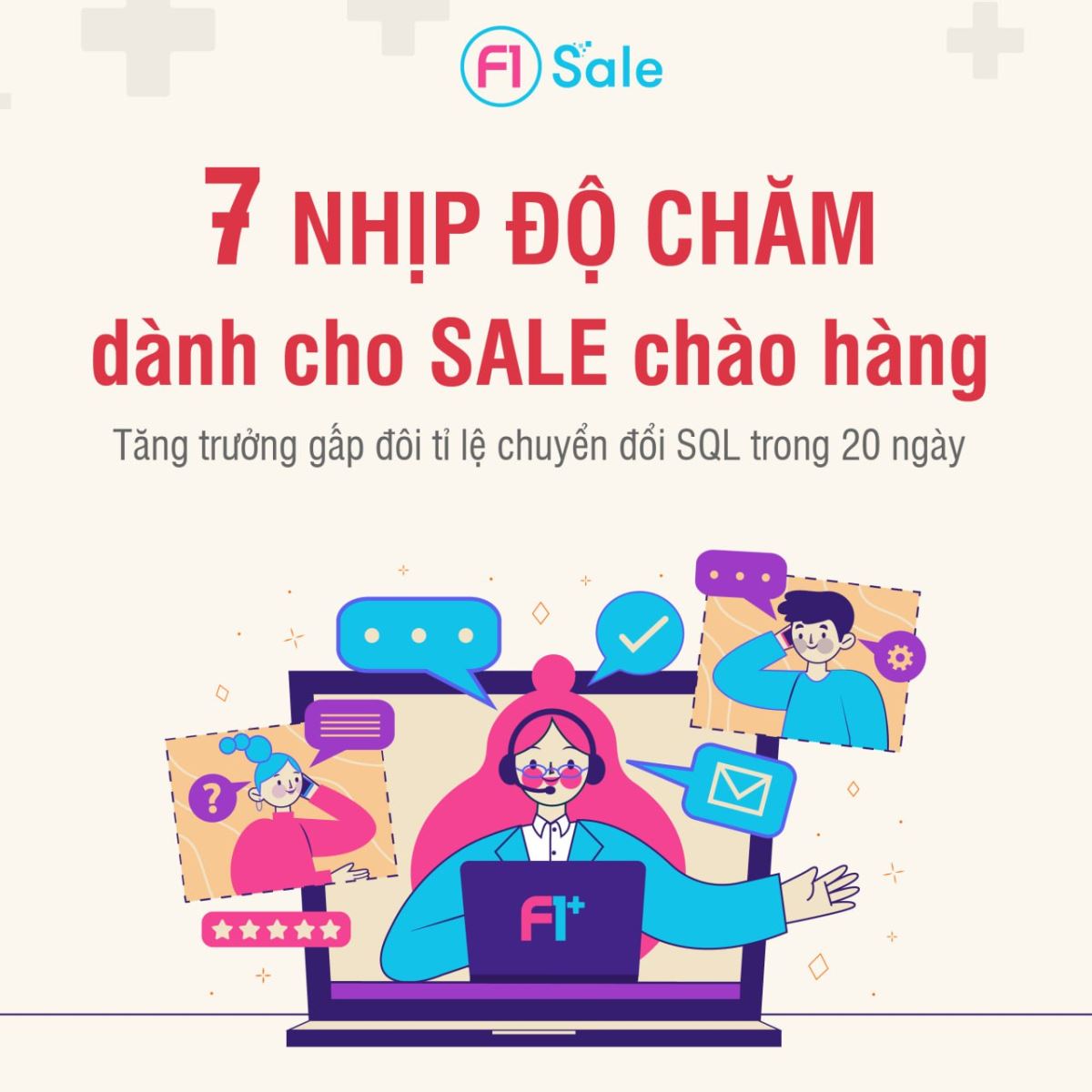 7 Nhịp Độ Chăm Dành Cho Sale Chào Hàng